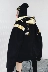 Tide thương hiệu MAMC 17 new Gothic khăn thêu font chính tả da mũ lớn cotton pad ấm vài loose jacket Trang phục Couple