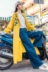 Pre-sale Sulu gối leo núi gió quốc gia thêu 2018 mùa xuân và mùa thu mới phong cách Trung Quốc đứng cổ áo coat dài áo gió phụ nữ mẫu áo khoác nữ đẹp Trench Coat