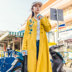 Pre-sale Sulu gối leo núi gió quốc gia thêu 2018 mùa xuân và mùa thu mới phong cách Trung Quốc đứng cổ áo coat dài áo gió phụ nữ mẫu áo khoác nữ đẹp Trench Coat