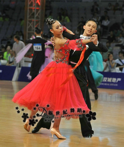 Новая современная танцевальная юбка, национальный стандартный танцевальный костюм, концертный костюм, 2016 Spring Pufpy Blouser длинная юбка танцевальная юбка