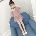 Cô gái mùa hè ăn mặc 2018 mới phù hợp với thời trang cô bé quần short Hàn Quốc thời trang triều trẻ em trẻ em mùa hè quần áo trẻ em