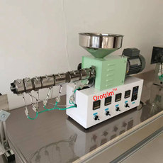 Штрангпресс 小型sj20单螺杆挤出机实验型桌面级塑料单螺杆挤出机微型科教