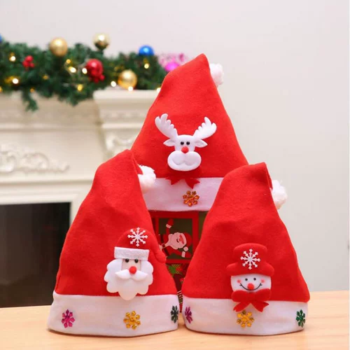 Рождественское украшение, детская рождественская шапка для пожилых людей для взрослых, подарок на день рождения, новая коллекция