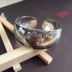 Thời trang retro hoài cổ cổ cấp bạc vòng tay Cộng hòa Trung Quốc phong tục Tây Tạng vòng tay dân tộc gió retro đồ trang sức cũ vòng tay vàng nam Vòng đeo tay Cuff