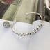 Hàn Quốc Nine Transit Pearl Silver Bell Tua Bracelet Vòng tay may mắn Phụ nữ Vòng tay khí chất hoang dã vòng gỗ huyết rồng Vòng đeo tay Cuff