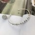 Hàn Quốc Nine Transit Pearl Silver Bell Tua Bracelet Vòng tay may mắn Phụ nữ Vòng tay khí chất hoang dã vòng tay cartier Vòng đeo tay Cuff