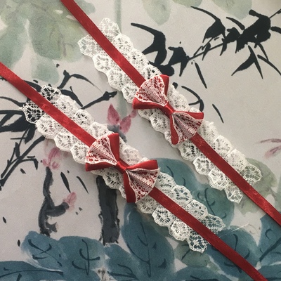 taobao agent Accessory, silk bracelet, small wrist flower, Lolita style