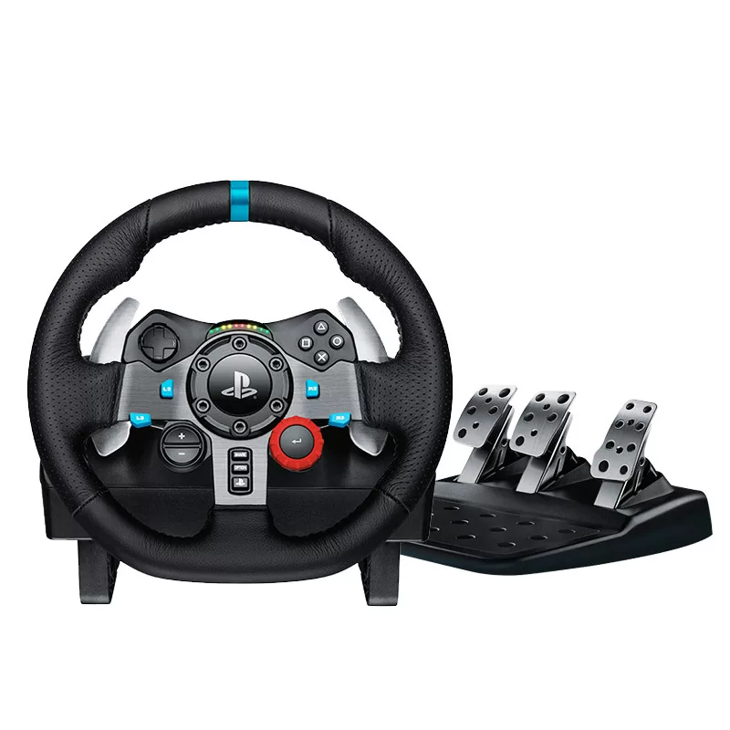 Игровой руль Logitech G29 для ПК/PS4, 900-градусное моделирование, обратная силовая отдача, совместимый с G27, рычаг-руль