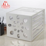 Файл -шкаф настольный шкаф пять -слой прозрачный ящик для ящика Многослойный стол.