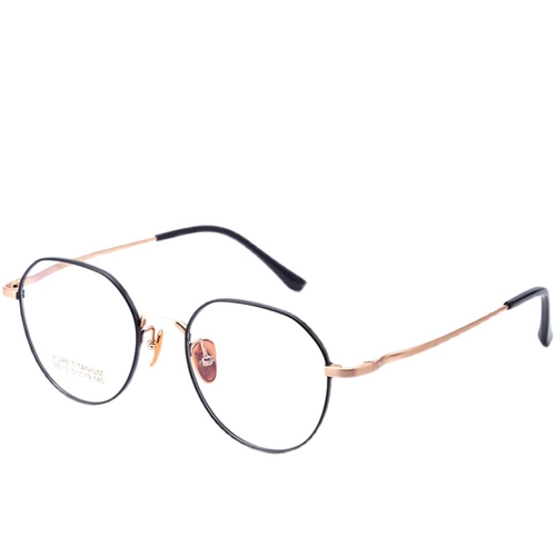 Pure Titanium Myopia Glasses Framework Женская корейская версия Tide Network может быть оснащена определенной степенью ультра -светлых ретро -коробок, обычные глаза,