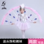 Các 8th Xiaohe phong cách nhỏ màu trắng trẻ em trang phục trẻ em trẻ của Dai múa trang phục Peacock quần áo biểu diễn múa đồ cho bé trai