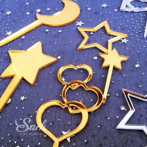 Tomber Golden Silver Star Love Collection Collect