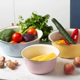 Японская эмалевая бассейн для мытья бассейн с большим макароном кухни и бассейна, живая лапшой, высокий клад, класс для промазки пищевой клад