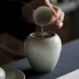 Cỏ gỗ màu xám nước rửa trà Meng Jianshui gốm nhỏ nhà retro phong cách Nhật Bản rửa trà Jingdezhen bộ phụ kiện - Trà sứ Trà sứ