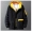 Áo khoác oversized áo khoác nam cộng với chất béo cộng với kích thước lỏng lẻo áo khoác dụng cụ áo khoác nam béo mùa thu thêm áo khoác lớn - Áo gió