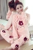 Đồ ngủ nữ mùa đông lông cừu dày san hô Phiên bản Hàn Quốc của dịch vụ nhà flannel dễ thương Các mẫu mùa thu và mùa đông có thể được mặc bên ngoài bộ đồ công chúa
