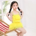 Áo tắm cho trẻ em Cô gái Công chúa Váy Hàn Quốc Chia nhỏ Trường trung học nhỏ Dễ thương Bikini Trẻ em Áo tắm Nữ Trẻ em - Bộ đồ bơi của Kid đồ nàng tiên cá cho be gái Bộ đồ bơi của Kid