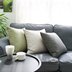 Bắc Âu đơn giản rắn màu bông sofa gối dày lên giường đệm xe trở lại thắt lưng gối in - Trở lại đệm / Bolsters Gối ngủ đa năng dành cho nhân viên văn phòng Trở lại đệm / Bolsters