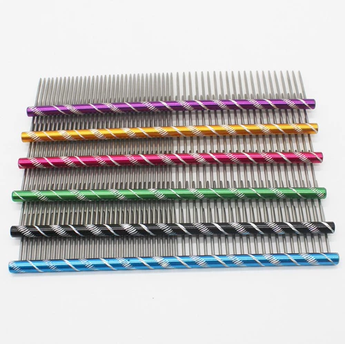 哈特丽 Цвет собачья ряд расчесывает шерстяные стальные расчесывание паттер