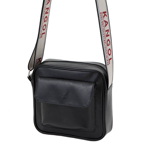 Кенгуру, японский черный ретро журнал, подтяжки с буквами, сумка на одно плечо, небольшая сумка