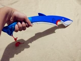 Акула, деревянная игрушка, деревянный меч