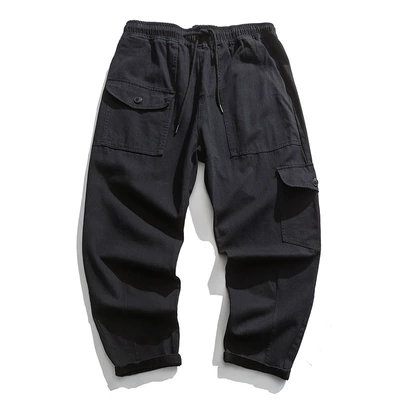 "Phóng viên" Xu hướng mùa xuân Nhật Bản Quần yếm nam thẳng quần trẻ trung - Crop Jeans Crop Jeans