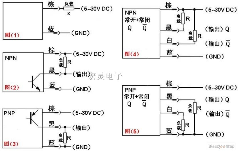 m8圓接近開關直流npn/pnp常開no常閉nc埋入e2-d1nk/nb/pk/pb1mm