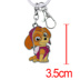 Animation xung quanh con chó sủa đội tuần tra đồ trang trí liên kết kim loại keychain phim hoạt hình phim hoạt hình cạnh ngoại vi đồ trang sức vòng cổ sticker đơn giản Carton / Hoạt hình liên quan