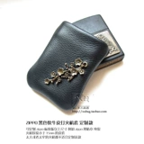 Высококачественная черная кожаная зажигалка ручной работы, чехол, делается под заказ, из натуральной кожи, 4 шт