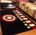 Anh Captain America Shield Phòng khách Phòng ngủ Handmade Bedside Coffee Table Full Shop Tính cách thủy triều Thương hiệu Trẻ em Thảm Tùy chỉnh - Thảm Thảm