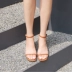 Một từ với dép nữ 2018 mùa hè mới phiên bản Hàn Quốc của buổi tối thời trang đơn giản linh hoạt với giày hở mũi dày với giày nữ