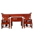 Đồ gỗ gụ Gỗ hồng mộc châu Phi Zhongtang kết hợp bốn mảnh gỗ gụ trường hợp ngồi xổm cổ xưa theo phong cách Trung Quốc Shentai cho bàn - Bàn / Bàn