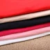 Modal đen đáy quần dài tay nữ mùa xuân và mùa thu mỏng phần cổ tròn lớn Slim màu hoang dã kích thước lớn áo thun mùa thu Áo phông