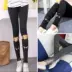 Quần legging nữ mùa hè 2019 mới mùa xuân và mùa thu mỏng phần mùa xuân và mùa hè người mẫu mặc mùa hè quần chín điểm mùa xuân hè - Phụ nữ mang thai quần / quần bụng