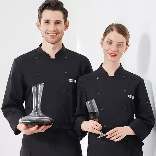 Шеф -повара Рабочая одежда мужская водонепроницаемая и нежимазаточная осенняя и зимняя гостиница кухня отель Западный ресторан