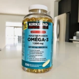Киркленд Омега3 Глубокий рыбий масла в Киркленде Омега, Канада, высокое содержание 330 капсул