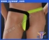 Đầm xòe nam Đồ lót gợi cảm cho nam Thongs Thongs Sexy Hai tông màu Quần lót nam Thongs quần lót thêu siêu mỏng G-string