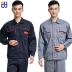 Workwear phù hợp với nam giới mùa thu và mùa đông dài tay overalls mùa hè ngắn tay yếm lao động dịch vụ bảo hiểm làm việc quần tự động sửa chữa dụng cụ