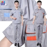 Демисезонный летний комбинезон для работы, рабочие штаны, короткий рукав