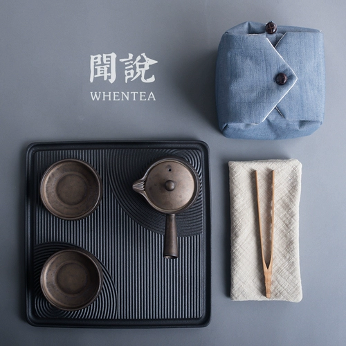 Sansui, японская ретро глина, чайный сервиз, комплект, простой и элегантный дизайн