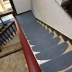 Dày thảm nâu nhà gỗ rắn thảm cầu thang từ keo tự dính thảm không trơn trượt góc tùy chỉnh thảm thảm lót ghế gỗ Thảm