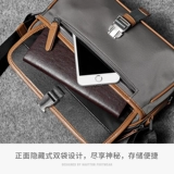 Мужская вместительная и большая сумка через плечо, универсальная сумка на одно плечо, в корейском стиле, коллекция 2023, ткань оксфорд