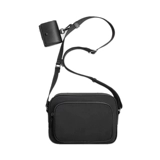 Черная небольшая сумка, мужская нейлоновая маленькая сумка через плечо для отдыха, коллекция 2023