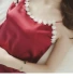 Đồ ngủ phụ nữ mùa hè sling băng lụa hai mảnh có thể được đeo bên ngoài mỏng sexy cô gái mùa hè ngực nhỏ Hàn Quốc ren ngắn tay áo