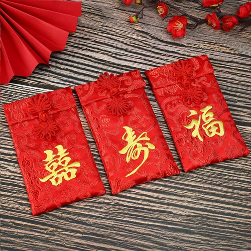 10 000 юаней красной конверт сумки для свадебной парчонной вышивки Подарок на вышивание тысяча подарков по подарочному золотую сумку. Новый год.