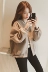 2018 mùa xuân và mùa thu mới Hàn Quốc phiên bản của ulzzang ngắn đồng phục bóng chày áo len nữ sinh viên giản dị len áo khoác áo khoác burberry nữ Áo khoác ngắn
