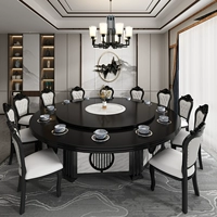 Стол с горячей кастрюлей, индукционная плита, встроенный коммерческий китайский обеденный стол, один человек, одна кастрюля с поворотным столом, электрический обеденный стол для отеля, круглый стол
