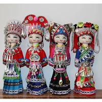 Фабрика прямая продажа Гуйчжоу специальная этническая кукла huangguoshu Туристические подарки по цене случайной доставки