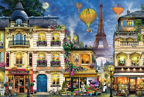 1000 кусочков деревянной головоломки романтическая парижская башня 500 взрослые дети, чтобы распахнуть головоломку Эйфель 300 игрушка