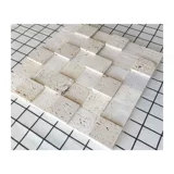 Мраморная трехмерная мозаика на стену, ископаемые, в 3d формате